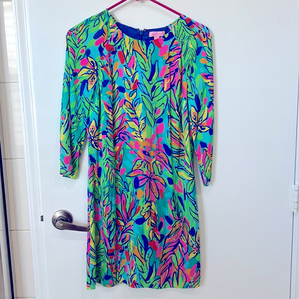 Lilly Pulitzer Faux Silk Dress